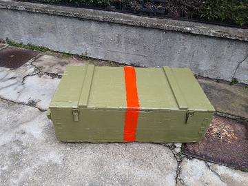 Baule militare da arredamento
