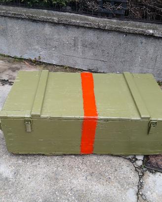 Baule militare da arredamento