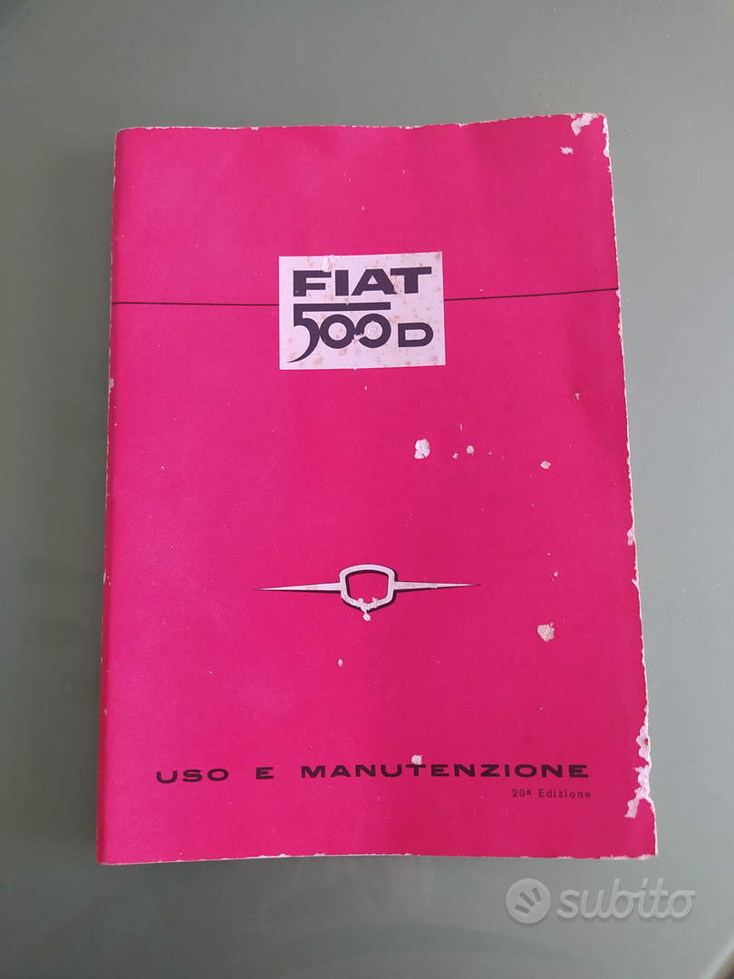 Libretti uso e manutenzione Fiat 500