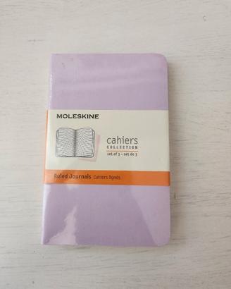  3 taccuini a righe Moleskine