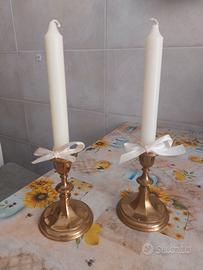 Candelieri in ottone Scandia Malm Vintage