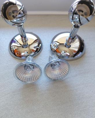 Coppia di Faretti in acciaio INOX