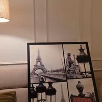 Quadro grande 100×100 “Parigi e Metro”
