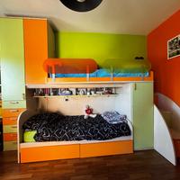 Cameretta verde e arancio