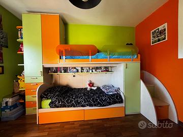 Cameretta verde e arancio