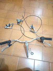 manubrio bici con cambio Shimano