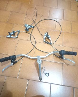 manubrio bici con cambio Shimano