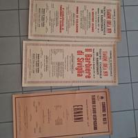 Vecchie locandine opera lirica