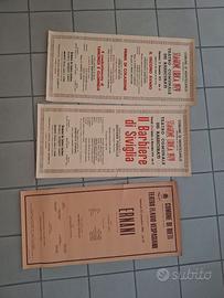 Vecchie locandine opera lirica