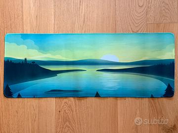 Mouse pad gaming grande - 79x30cm - Green calm