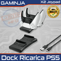Dock Ricarica Rapida GAMINJA P51 |per Sony PS5