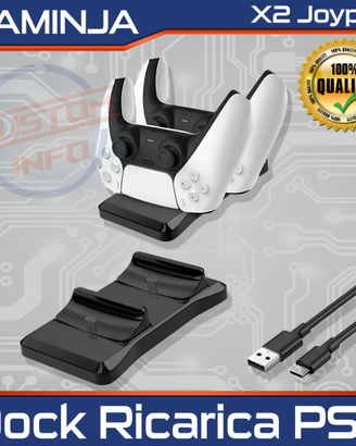 Dock Ricarica Rapida GAMINJA P51 |per Sony PS5