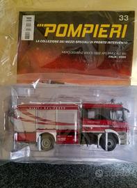 Modellino Camion Pompieri Mercedes Acros Aps 1/43