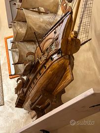 Veliero legno fatto a mano