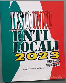 libro, testo unico enti locali 2023