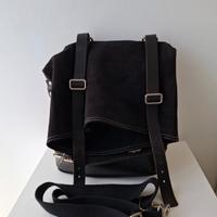 Borsa moto in cuoio Made in Italy