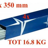 4x Elettrodi rivestimento basico saldatura 3,2x350