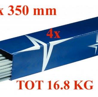 4x Elettrodi rivestimento basico saldatura 3,2x350