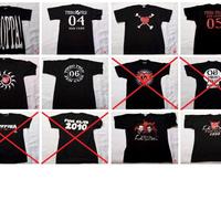 T-shirt Piero Pelù /Litfiba fun club vari anni