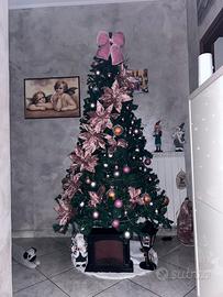 Albero di natale 240 con addobbi inclusi