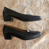 scarpe nere con tacco Marina Militare