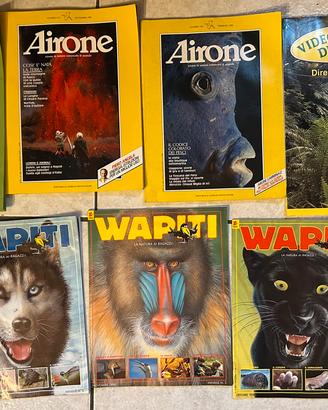 Lotto riviste e libri vintage sulla natura