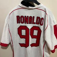 3 magliette calcio collezione Milan Vasco Ronaldo