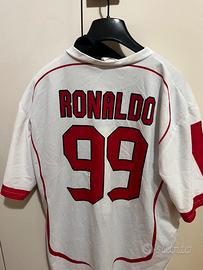 3 magliette calcio collezione Milan Vasco Ronaldo