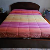 Letto matrimoniale con cassettone