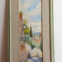 Quadro acquarello di G. Ospitali