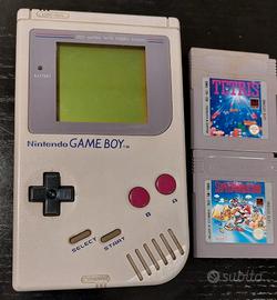 Game Boy Classic con Super Mario Land e Tetris ITA