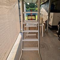 scaletta inox a ponte per piscina