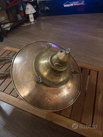Lampada a sospensione in ottone