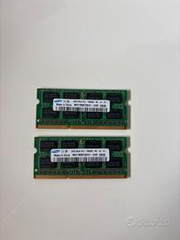 RAM Samsung 4GB DDR3 SO-DIMM – 2×2GB 1333 MHz