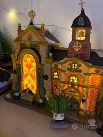 Lemax 4 pezzi presepe villaggio natale