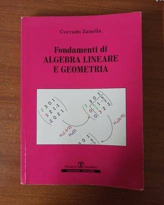 Fondamenti di Algebra Lineare e Geometria, Zanella