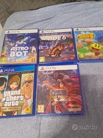 lotto videogiochi Ps5 nuovi sigillati 