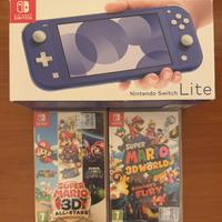Nintendo Switch lite con giochi