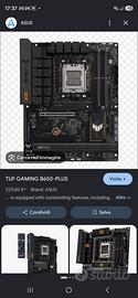 scheda madre pc mobo asus B650 - PLUS TUF PRO FAMI