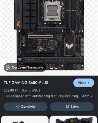 scheda madre pc mobo asus B650 - PLUS TUF PRO FAMI