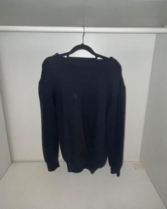 maglione blu in lana dell'uniforme ufficiale Scout