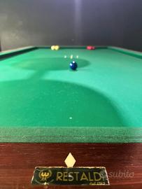 Biliardo Restaldi + trilampada + accessori