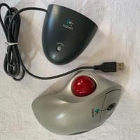 Cordless mouse trackbal Logitek