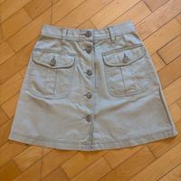 Minigonna blues club color beige safari