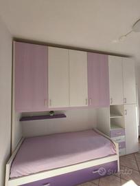 Cameretta a ponte moderna [Bianco e Lilla/Viola]