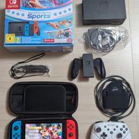 Nintendo switch sport+accessori e Giochi  permuto 