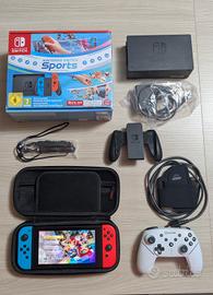 Nintendo switch sport+accessori e Giochi  permuto 