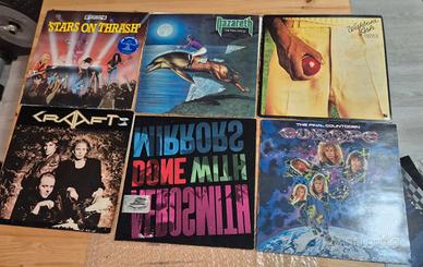 lotto vinili 33 giri lp disco album rock pop blues