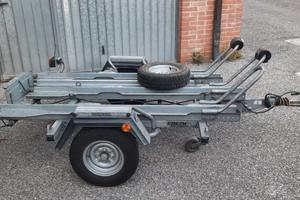 carrello portamoto rimorchio