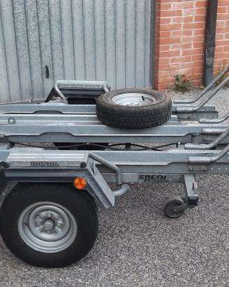 carrello portamoto rimorchio